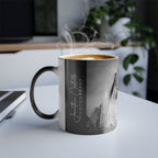 The Reveal: Hidden Valley Climber Morphing Mug, Black, 11oz