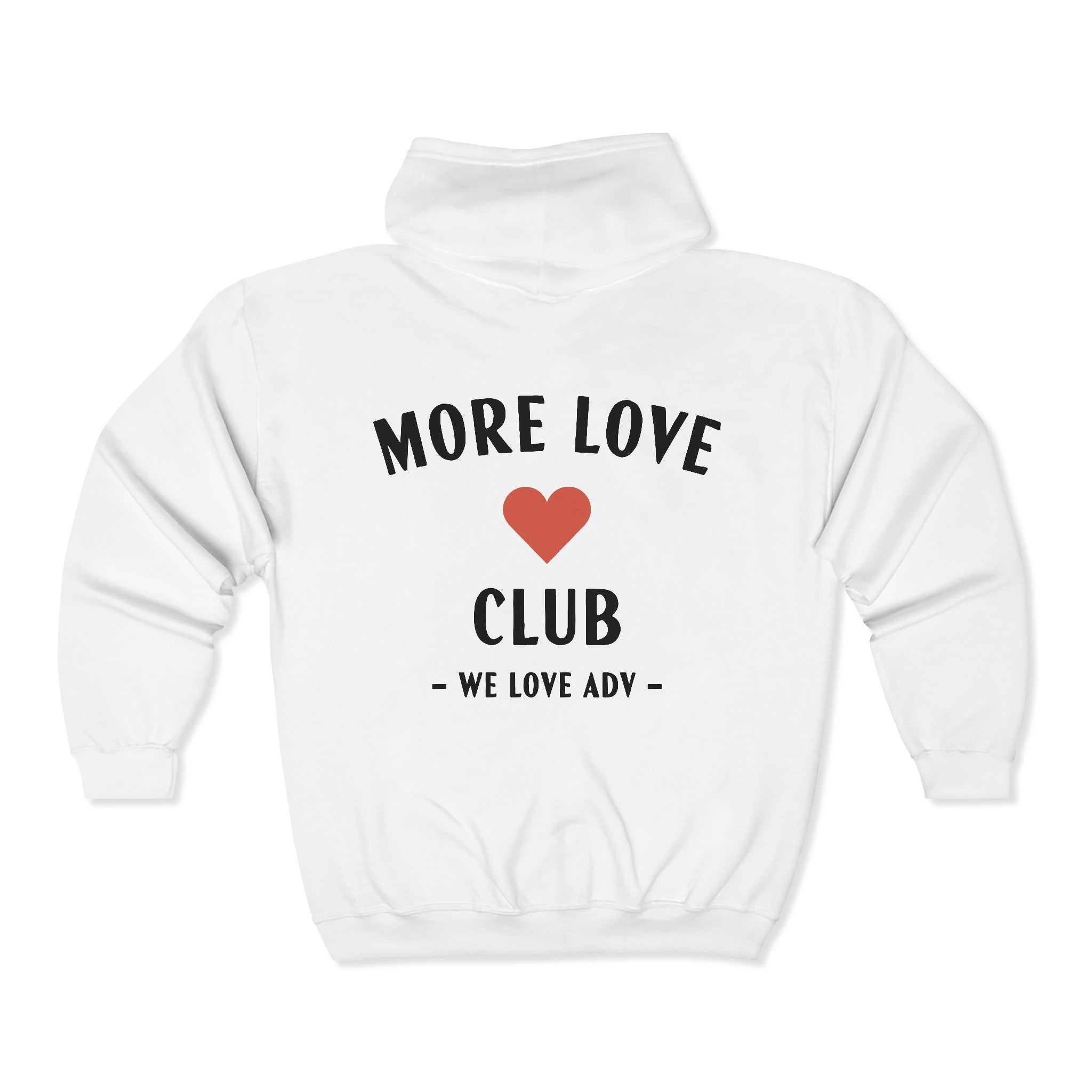 More Love Club Zip Hoodie