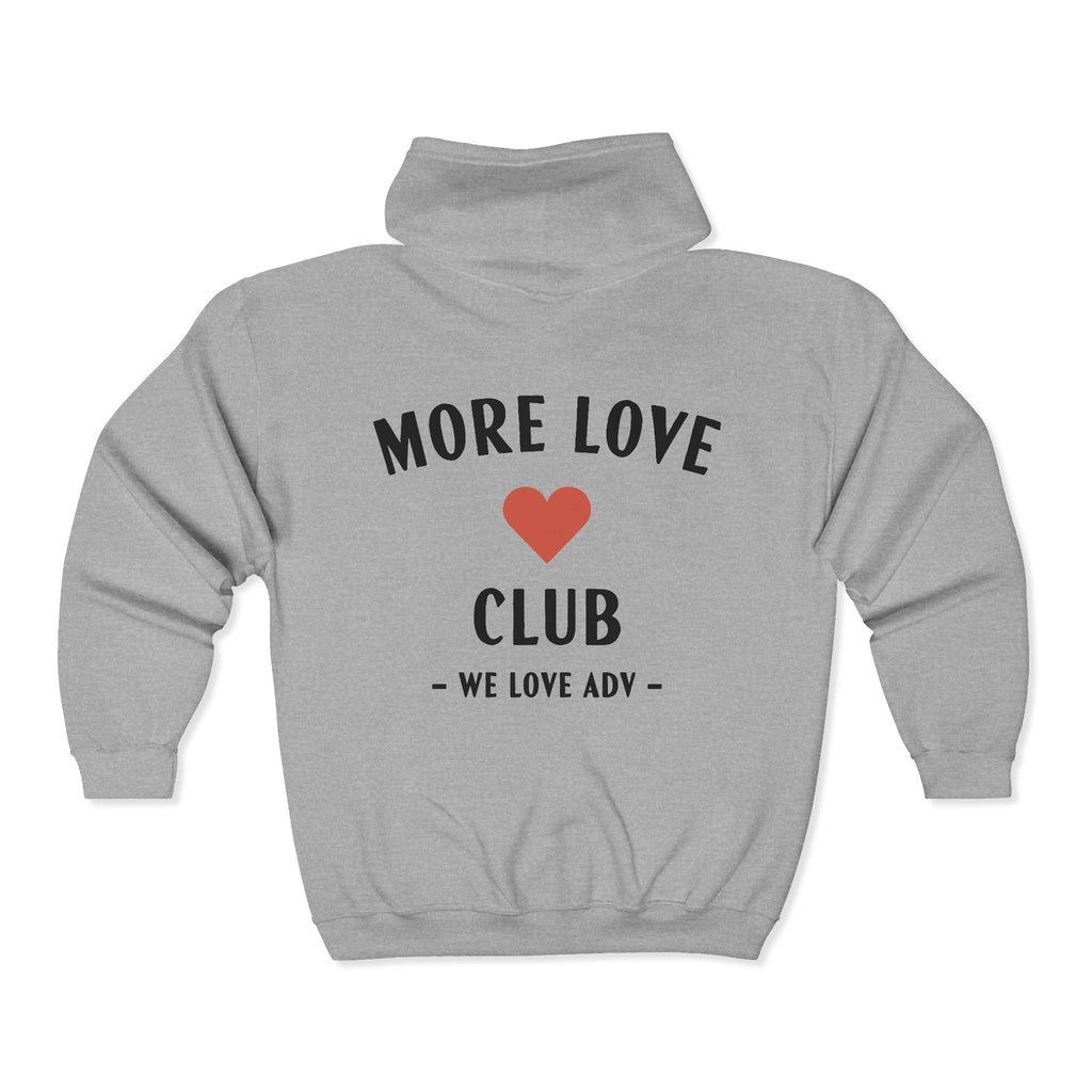 More Love Club Zip Hoodie