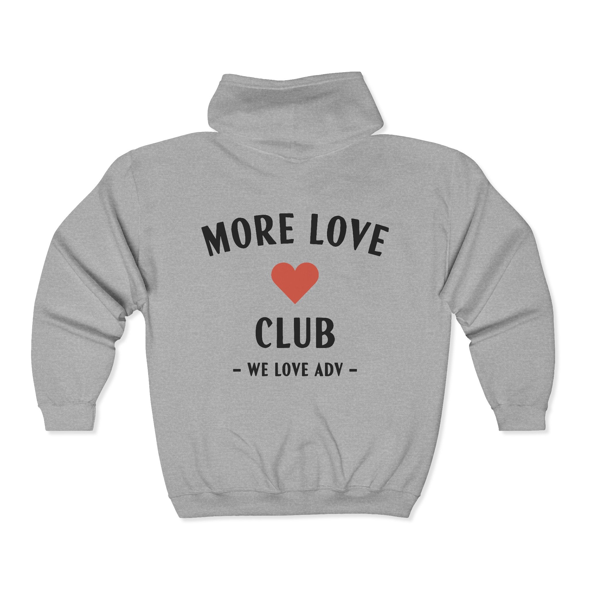 More Love Club Zip Hoodie