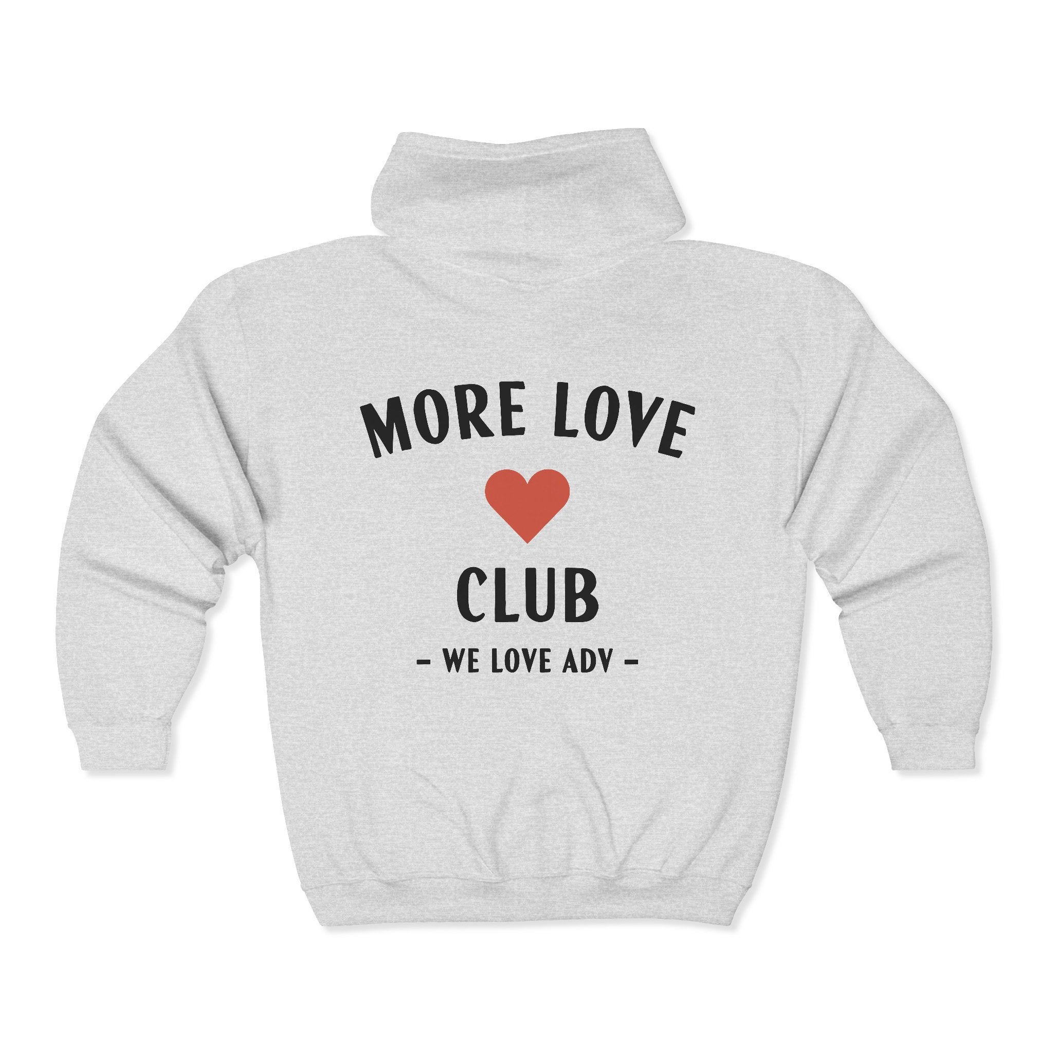 More Love Club Zip Hoodie