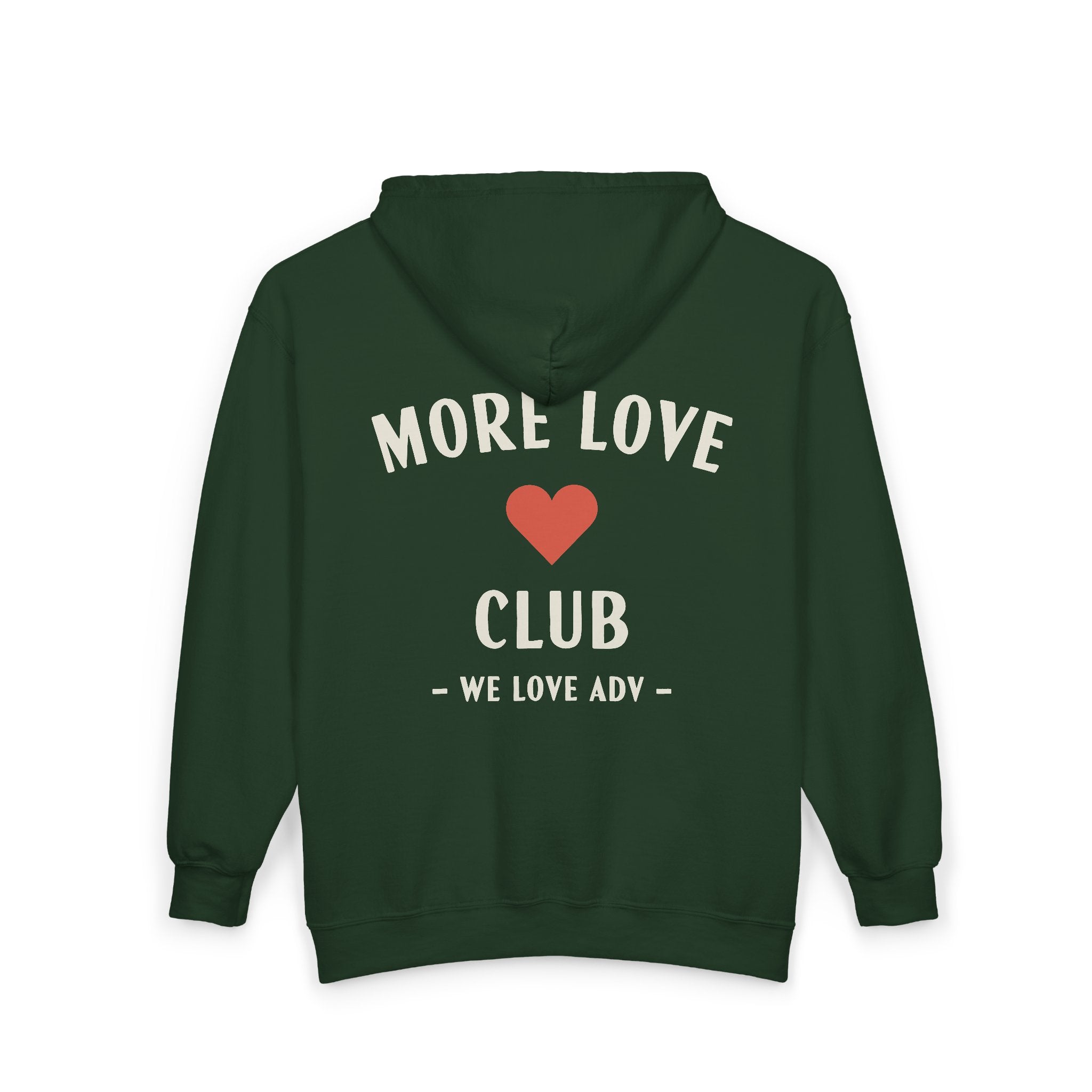 More Love Club Zip Hoodie