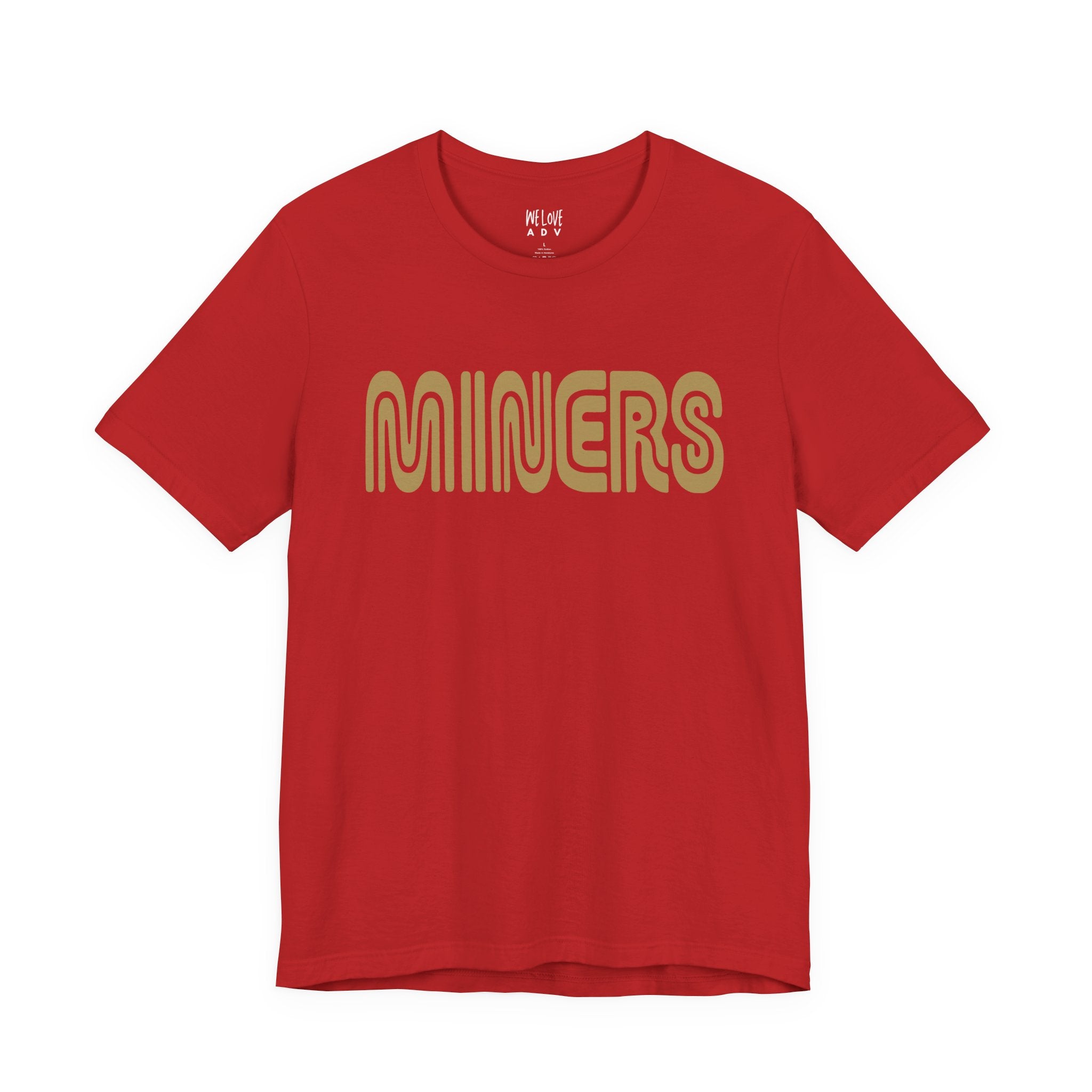 MINERS Retro Transit Tee | Vintage San Francisco Gold Rush Shirt