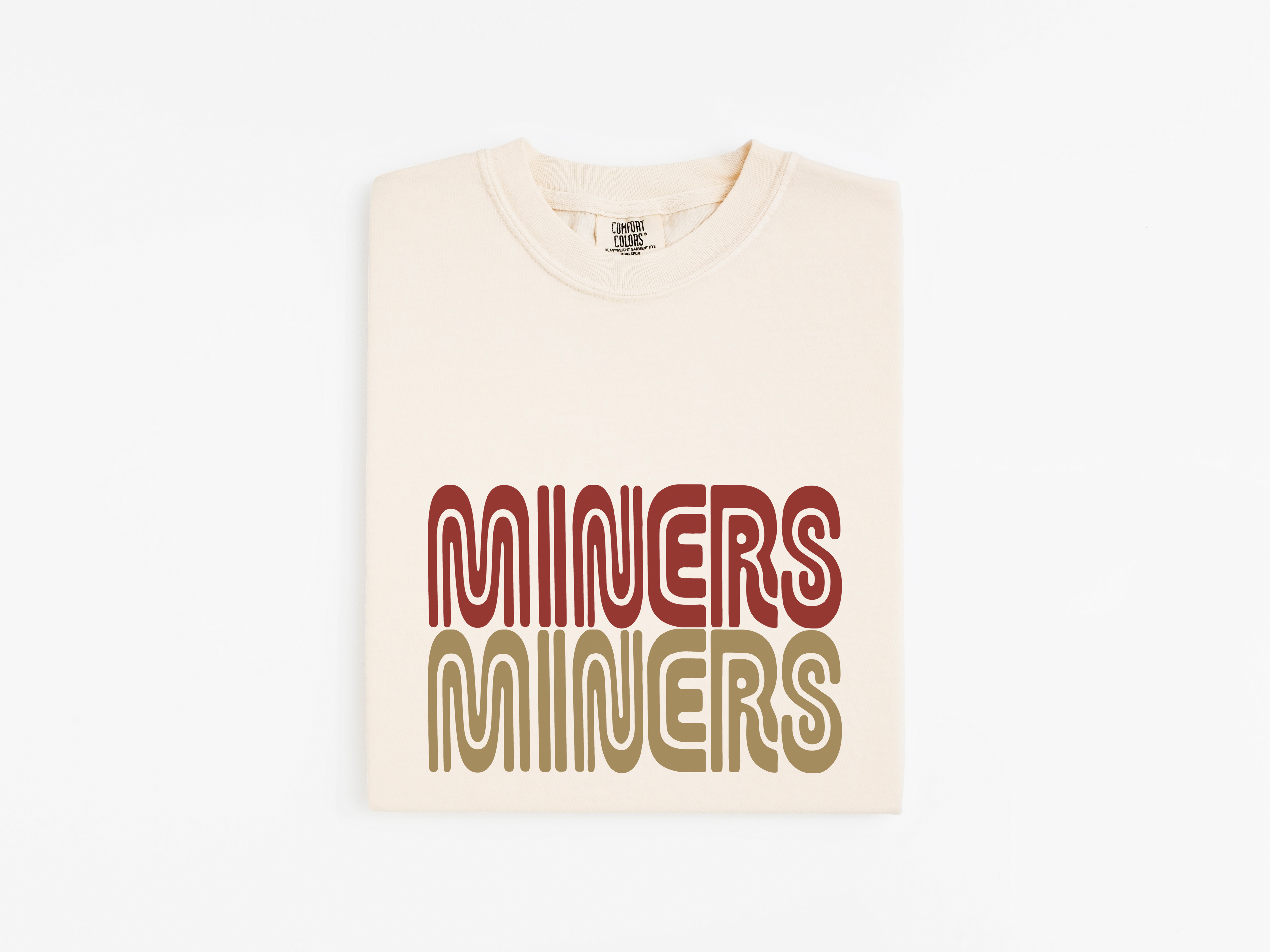 Women’s Retro SF "MINERS" Boxy Tee – Vintage Transit Edition