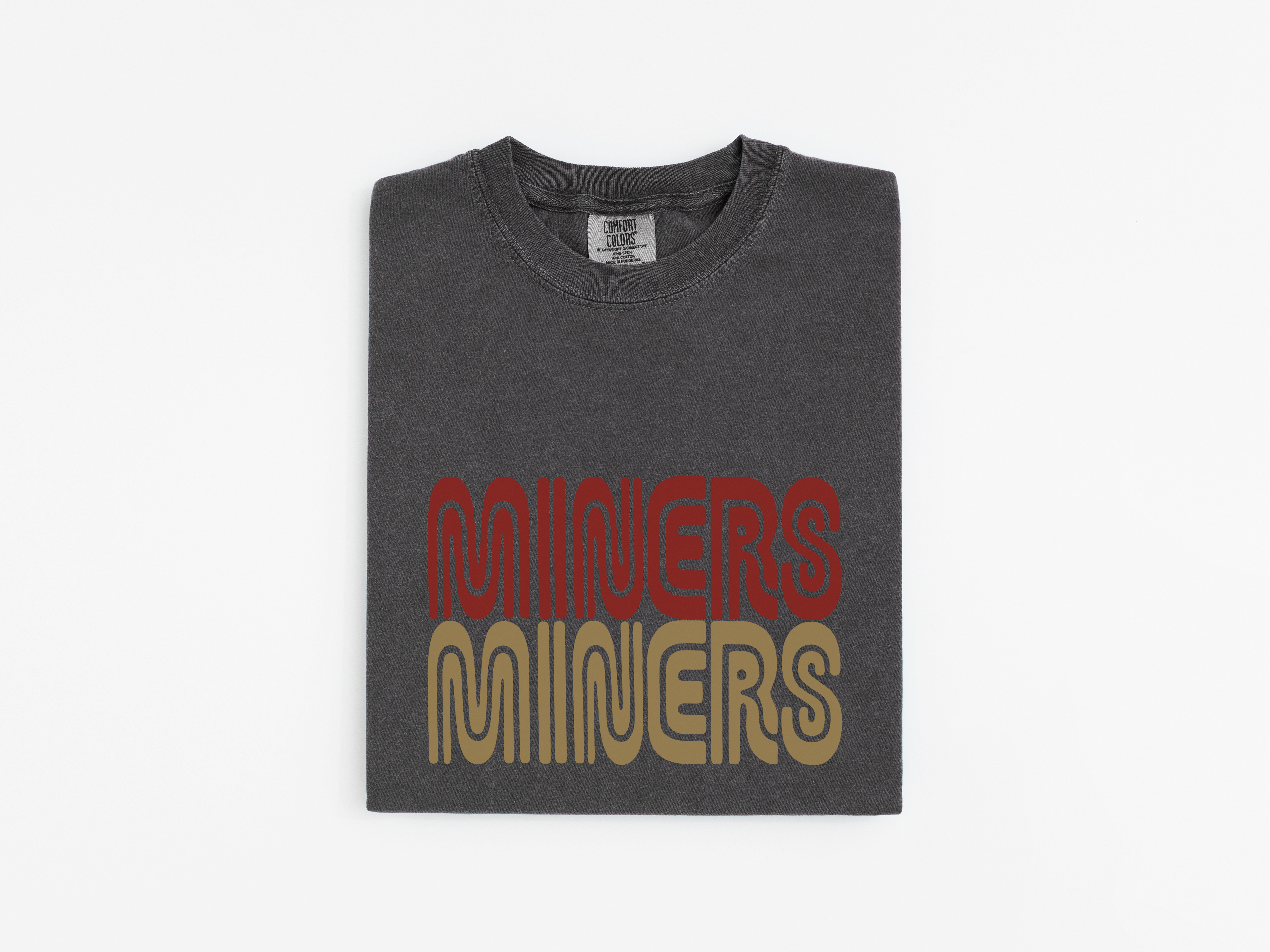 Women’s Retro SF "MINERS" Boxy Tee – Vintage Transit Edition