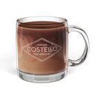 The Clear Choice: Engraved Glass Mug, 12.25 oz