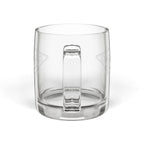 The Clear Choice: Engraved Glass Mug, 12.25 oz