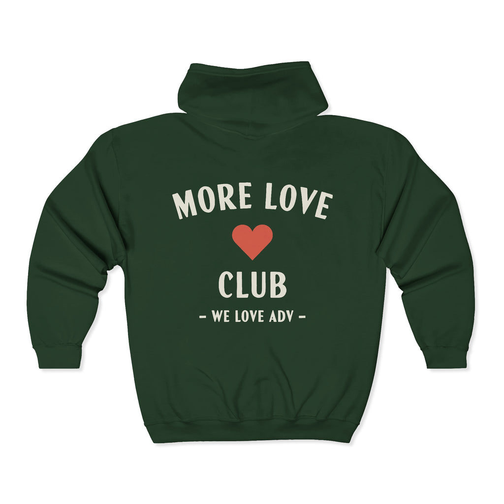 More Love Club Zip Hoodie