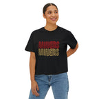 Women’s Retro SF "MINERS" Boxy Tee – Vintage Transit Edition
