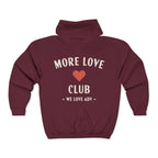More Love Club Zip Hoodie