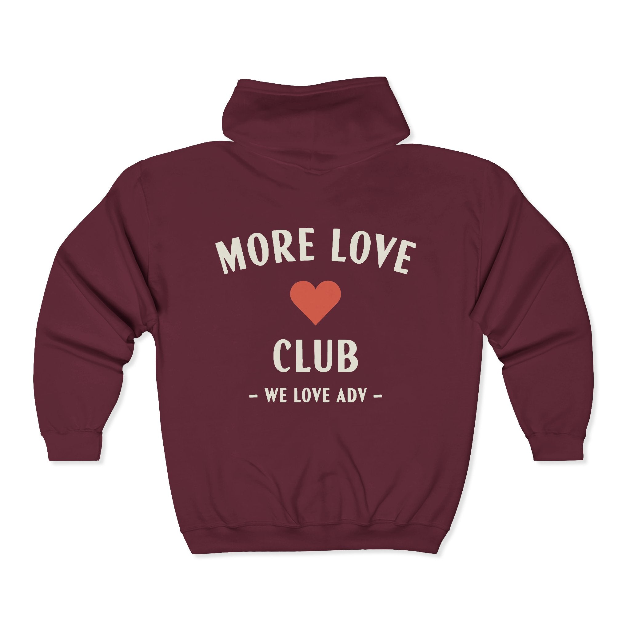 More Love Club Zip Hoodie