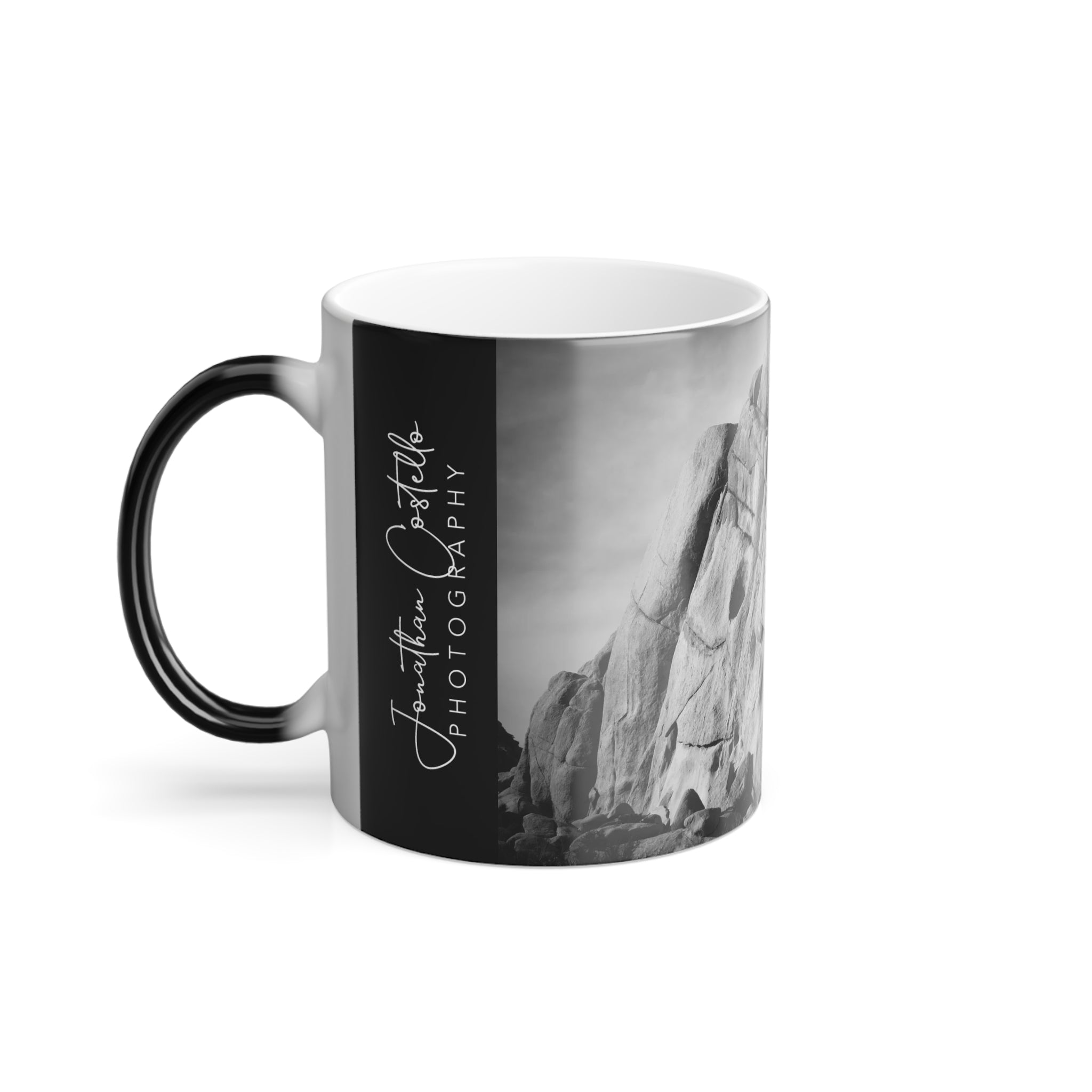 The Reveal: Hidden Valley Climber Morphing Mug, Black, 11oz