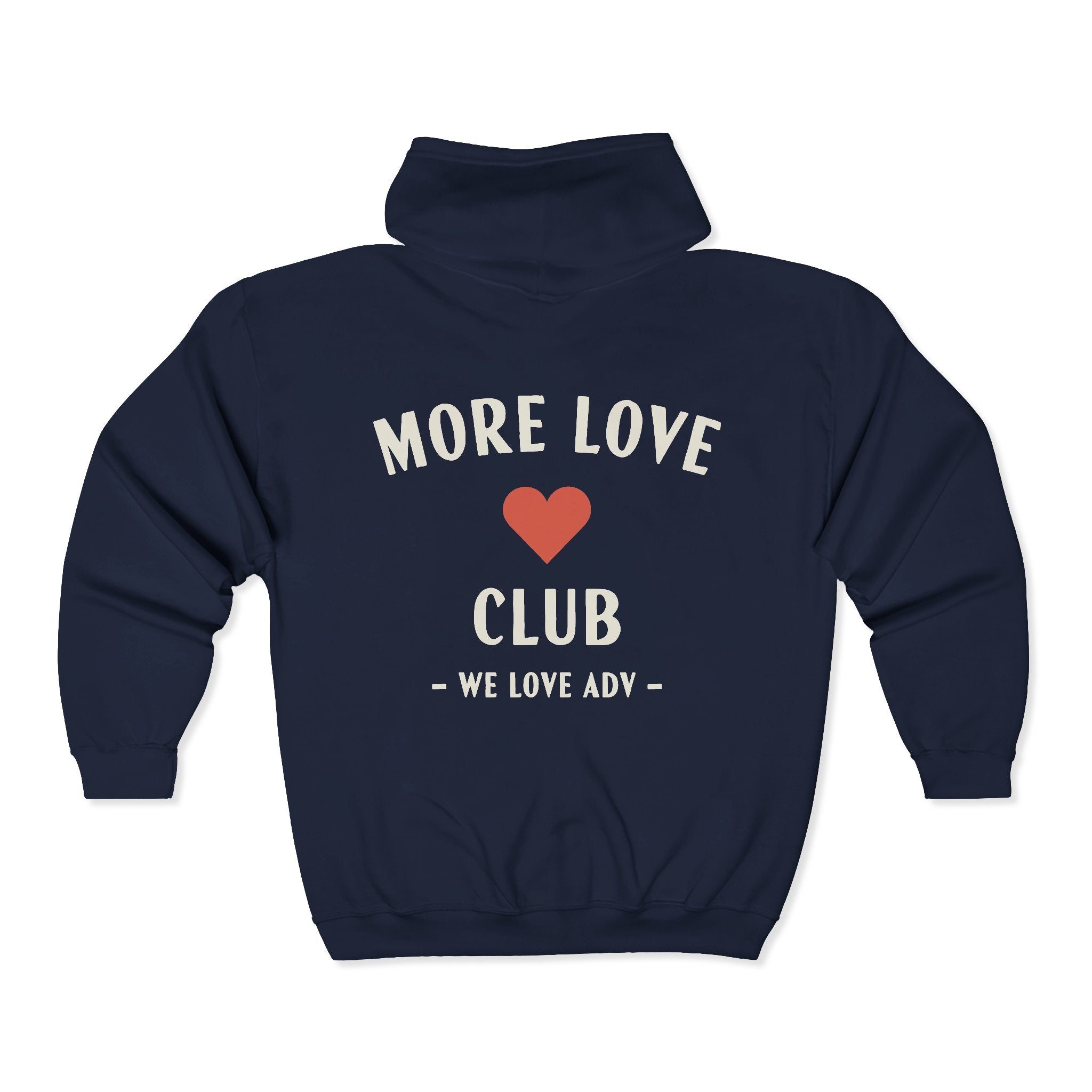 More Love Club Zip Hoodie