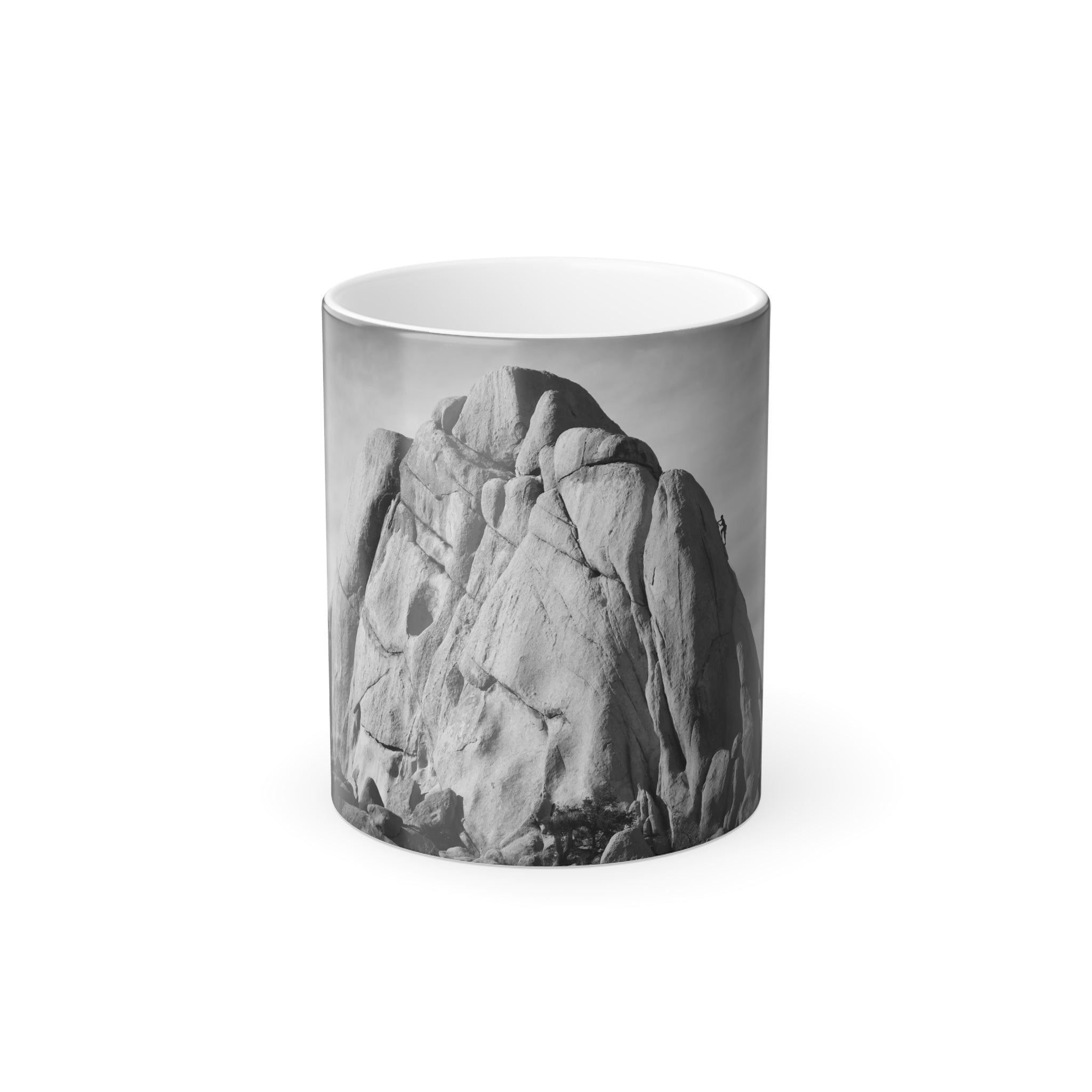 The Reveal: Hidden Valley Climber Morphing Mug, Black, 11oz