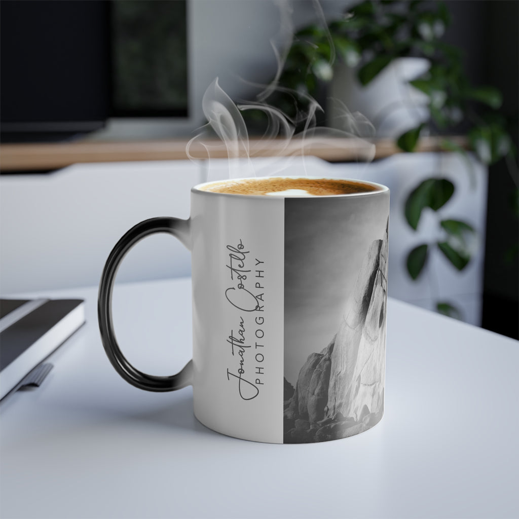 The Reveal: Hidden Valley Climber Morphing Mug, White, 11oz