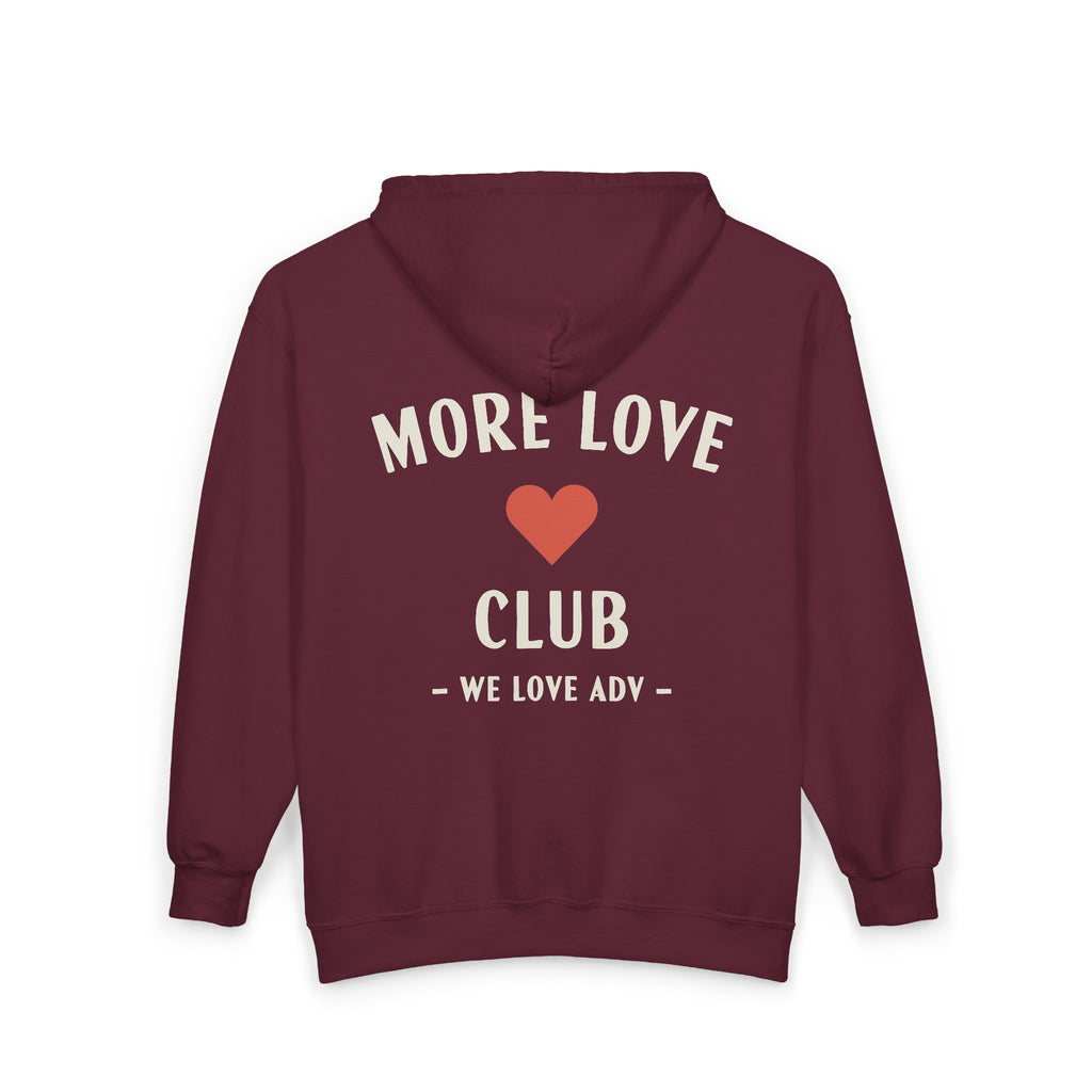 More Love Club Zip Hoodie