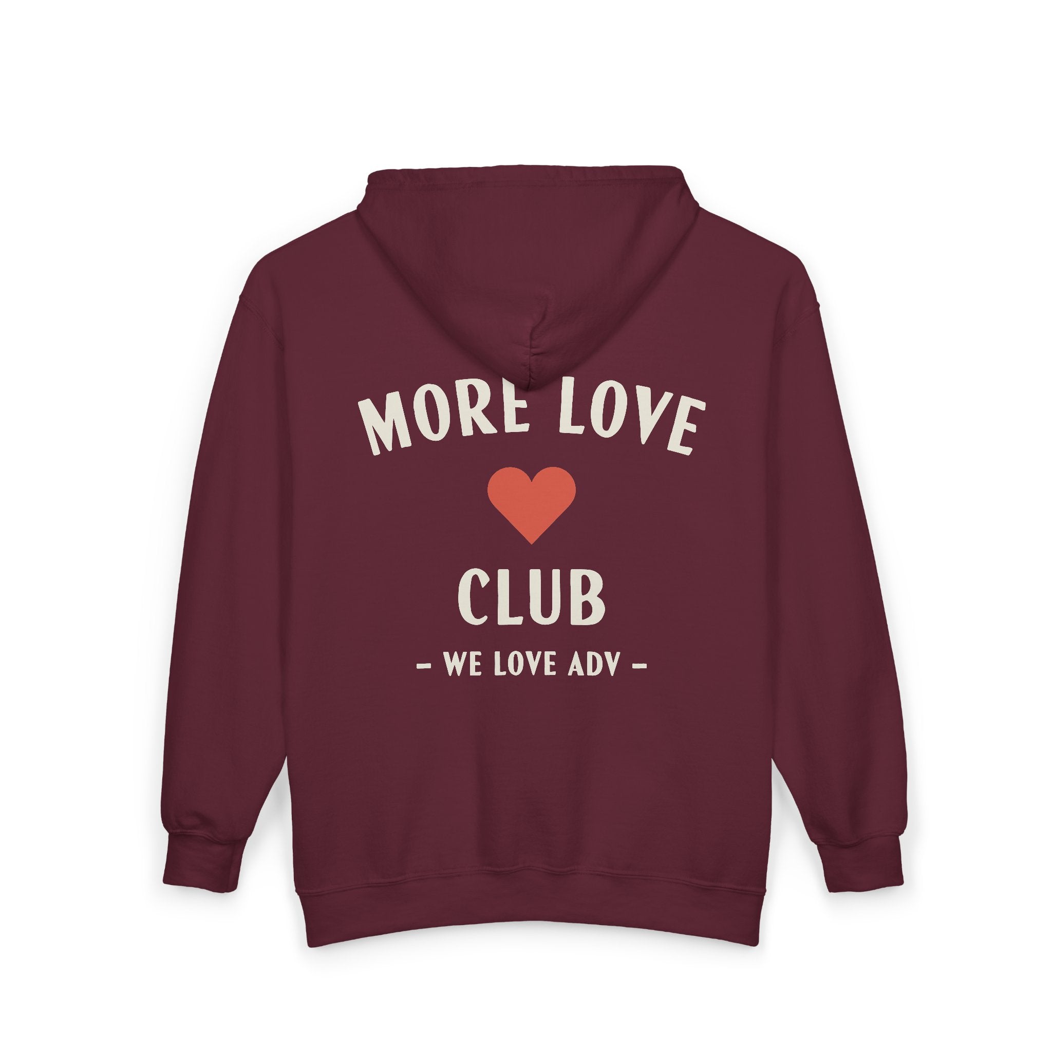 More Love Club Zip Hoodie