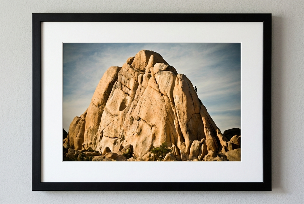 Joshua Tree Climber in Color | Fine Art Photography Print